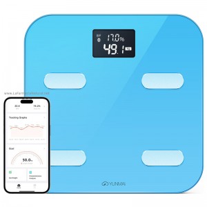 Pesa Inteligente YUNMAI Color Azul