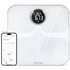 Pesa Inteligente YUNMAI Premium Blanca