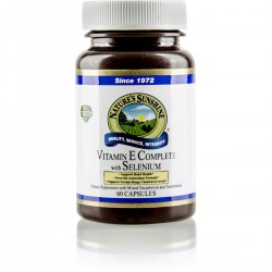 Vitamina E 100% Natural con Selenio (60 cap blandas)