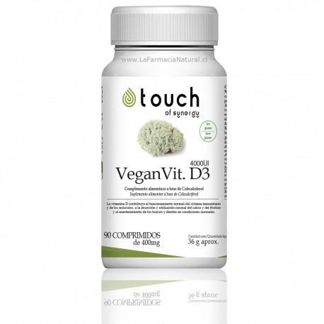 Vitamina D3 4000UI (90 tab) Vegan