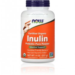 Inulina Orgánica Polvo Prebiotico (227g) - Now Foods