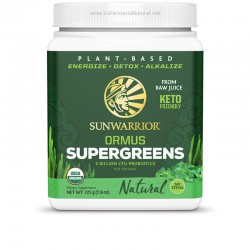 ORMUS SuperGreens (225 g) - Sabor Natural - Sunwarrior