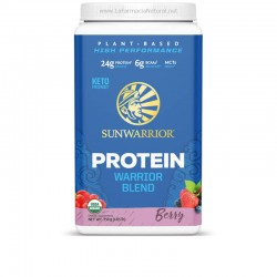 Proteina Warrior Blend Orgánica (750 g) - Sabor Berry -  Sunwarrior